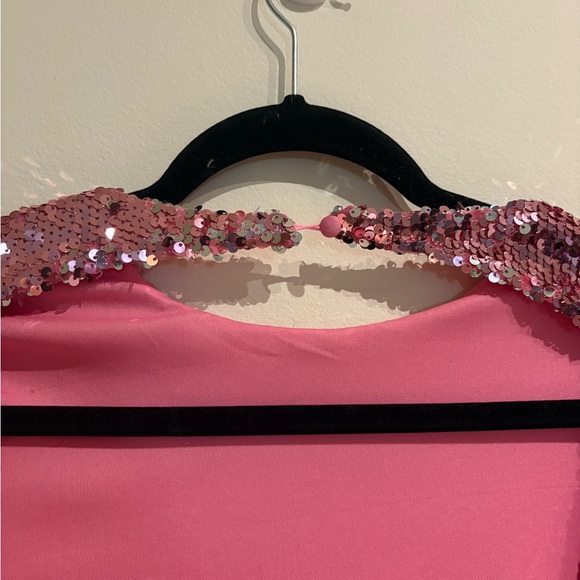 NWT Revolve Superdown Cindi Sequin Mini Dress in Pink Size Small - Picture 7 of 10